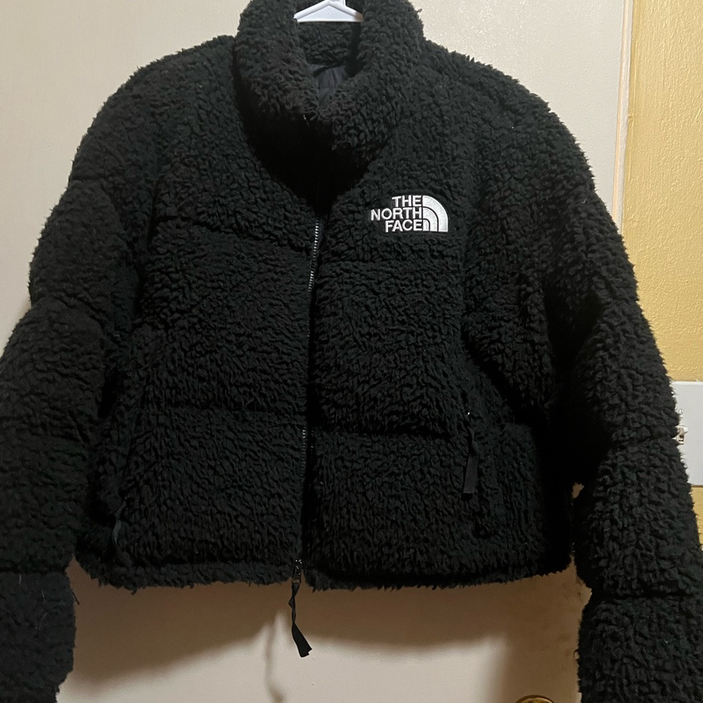 The North Face Women's Black Sherpa Jacket. In great condition.